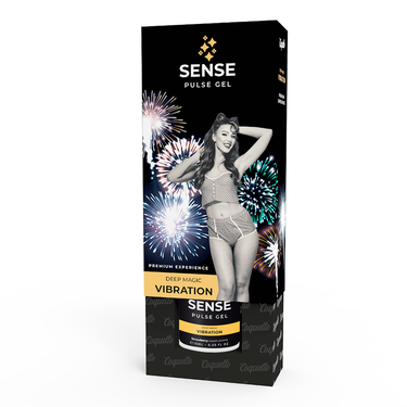 Vibratore Liquido COQUETTE SENSE PULSE Gel con Riscaldamento e Vibrazione
